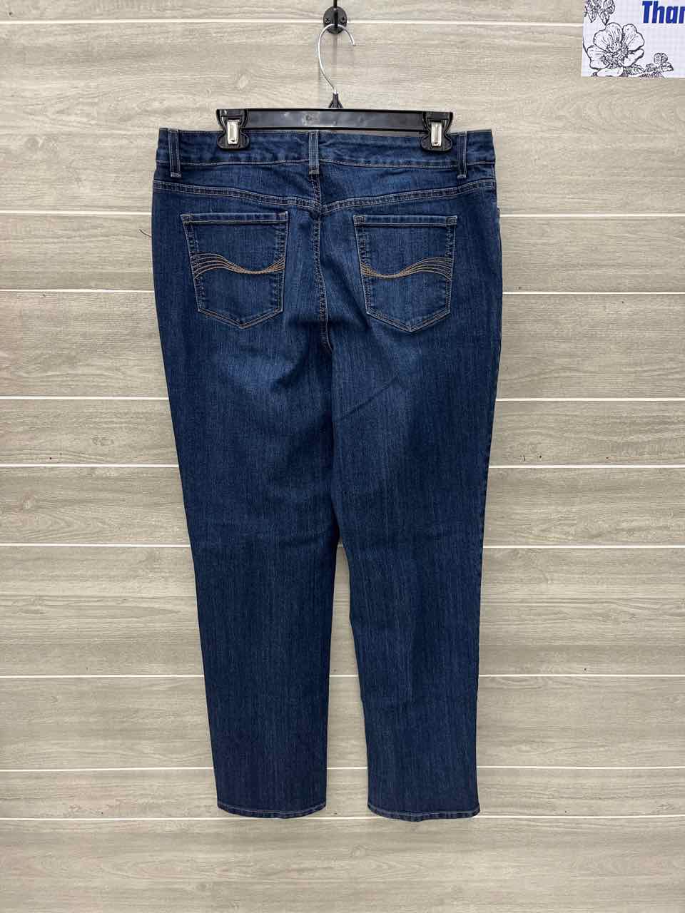 Bandalino Blue Womens Women Size 14 Jeans