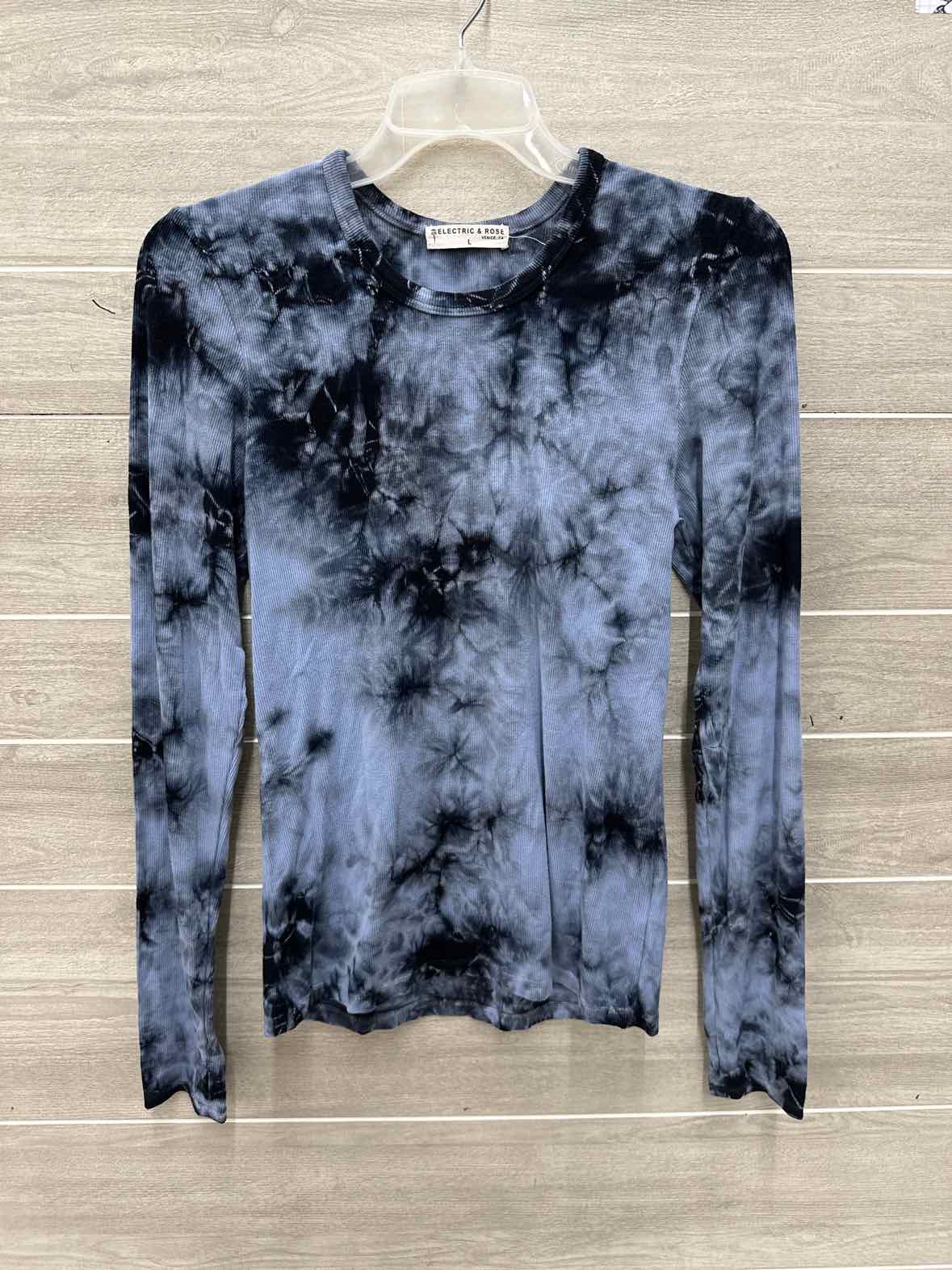 Electric & Rose Size L Gray Womens Shirt