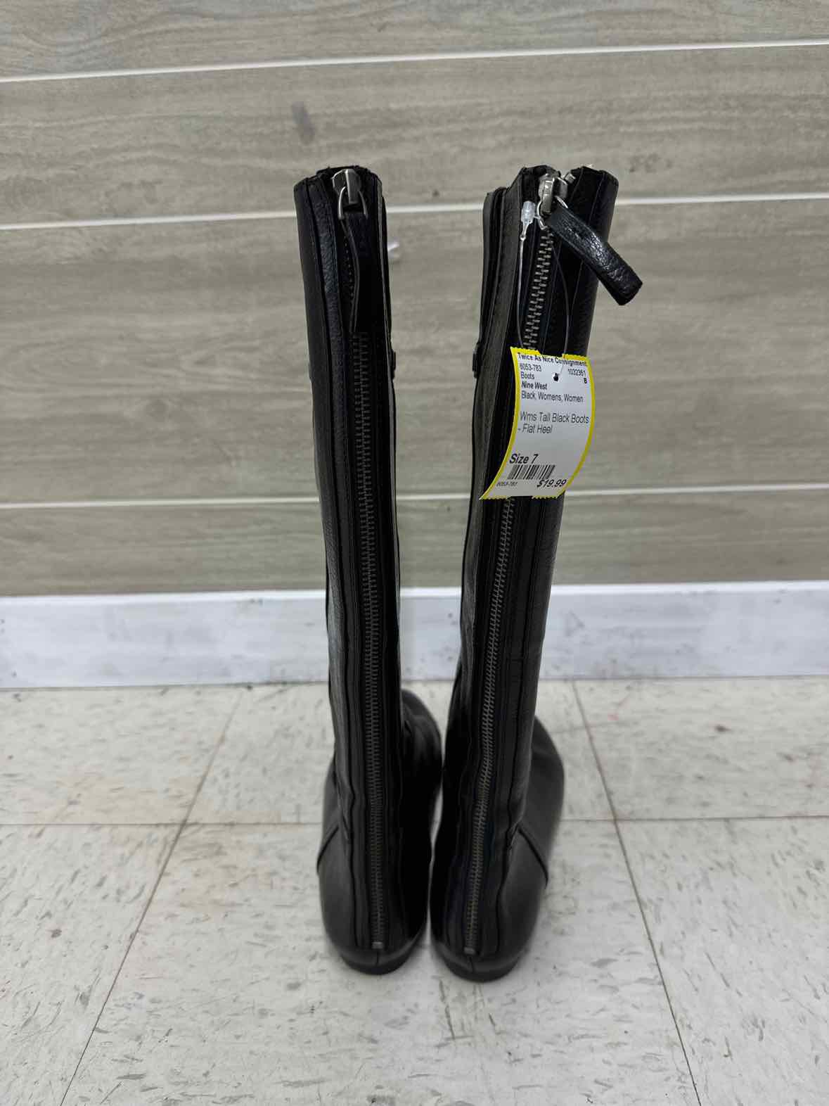 Nine West US Shoe Size 7 Black Womens Boots