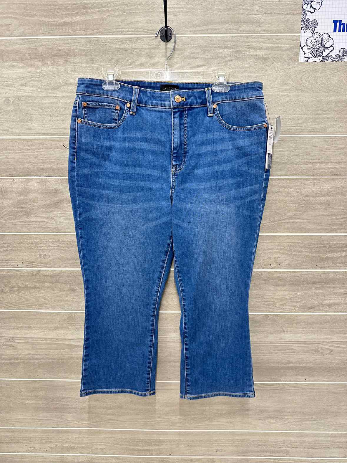 Talbots Blue Womens Women Size 14P Jeans