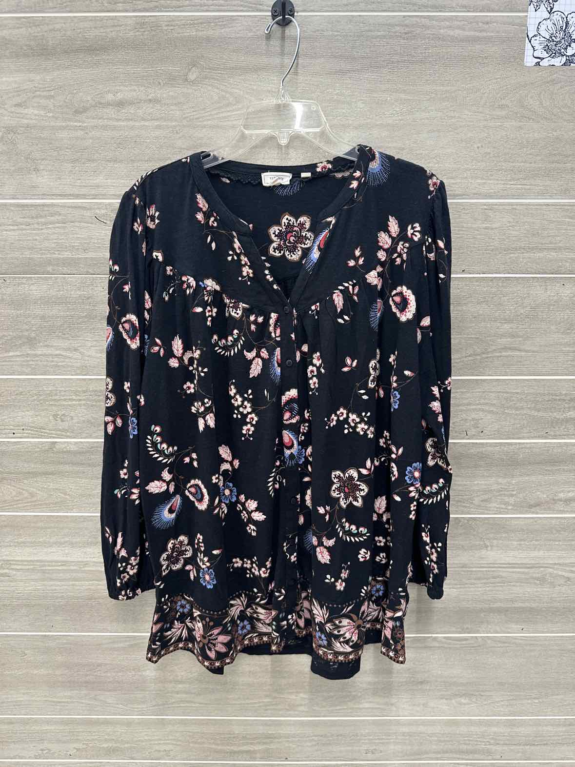 Fat Face Size 16 Black Womens Shirt