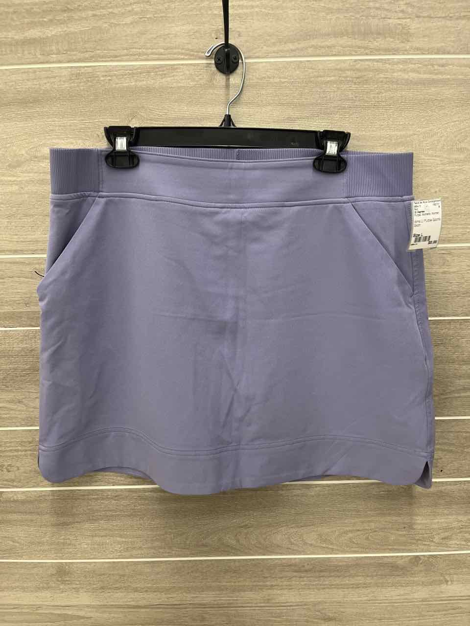 32 Degrees Purple Womens Women Size L Skirt