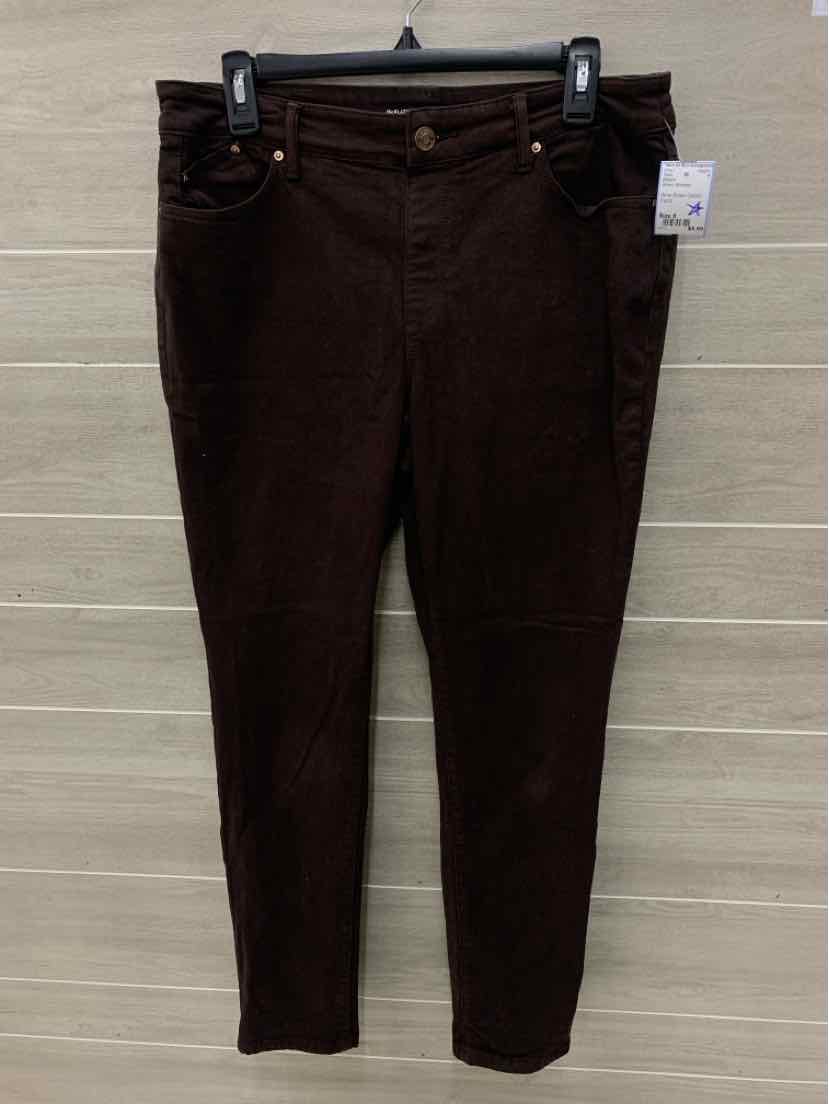 Chico's Brown Womens Size 6 Pants