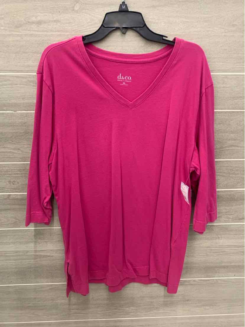 D & Co Pink Womens Size 18/20 Shirt