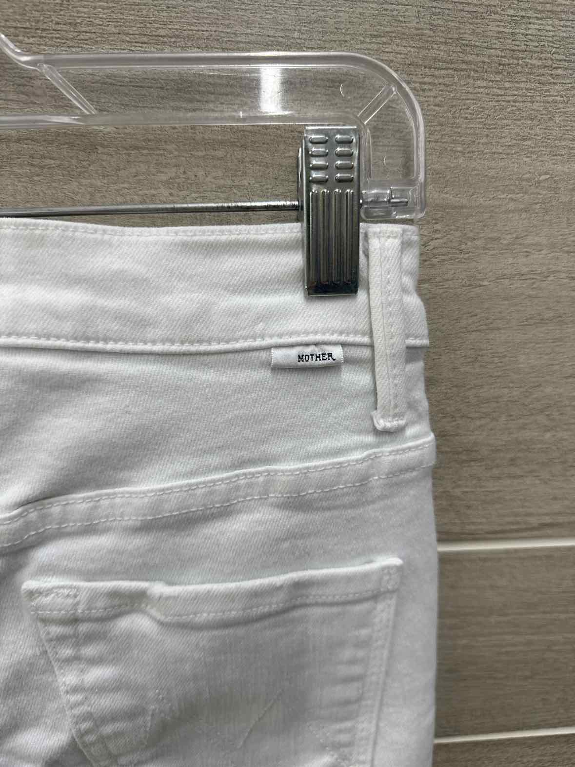 MOTHER White Womens Women Size 0 Jeans