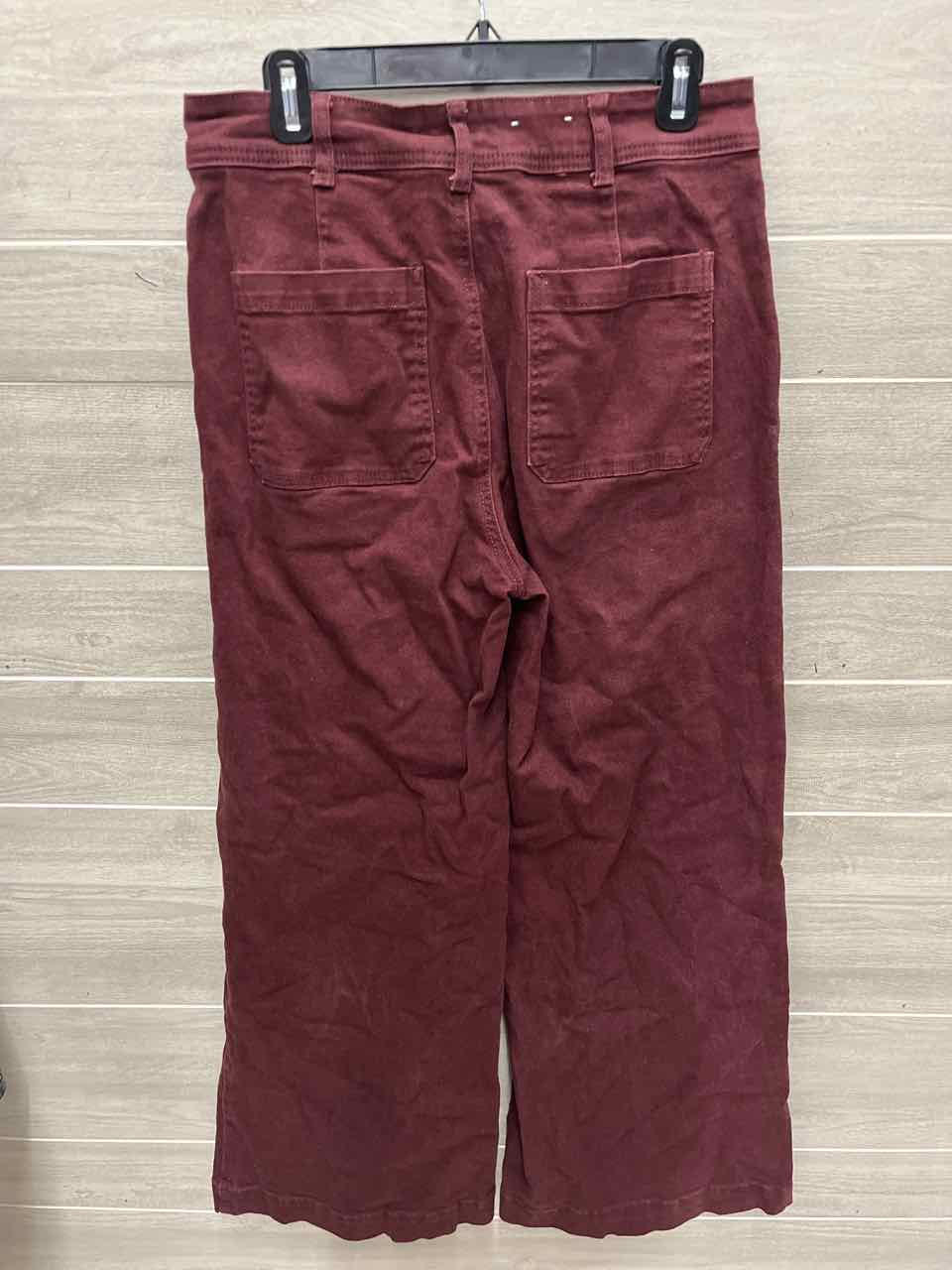 Farmers Market Size 12 Burgundy Womens Pants