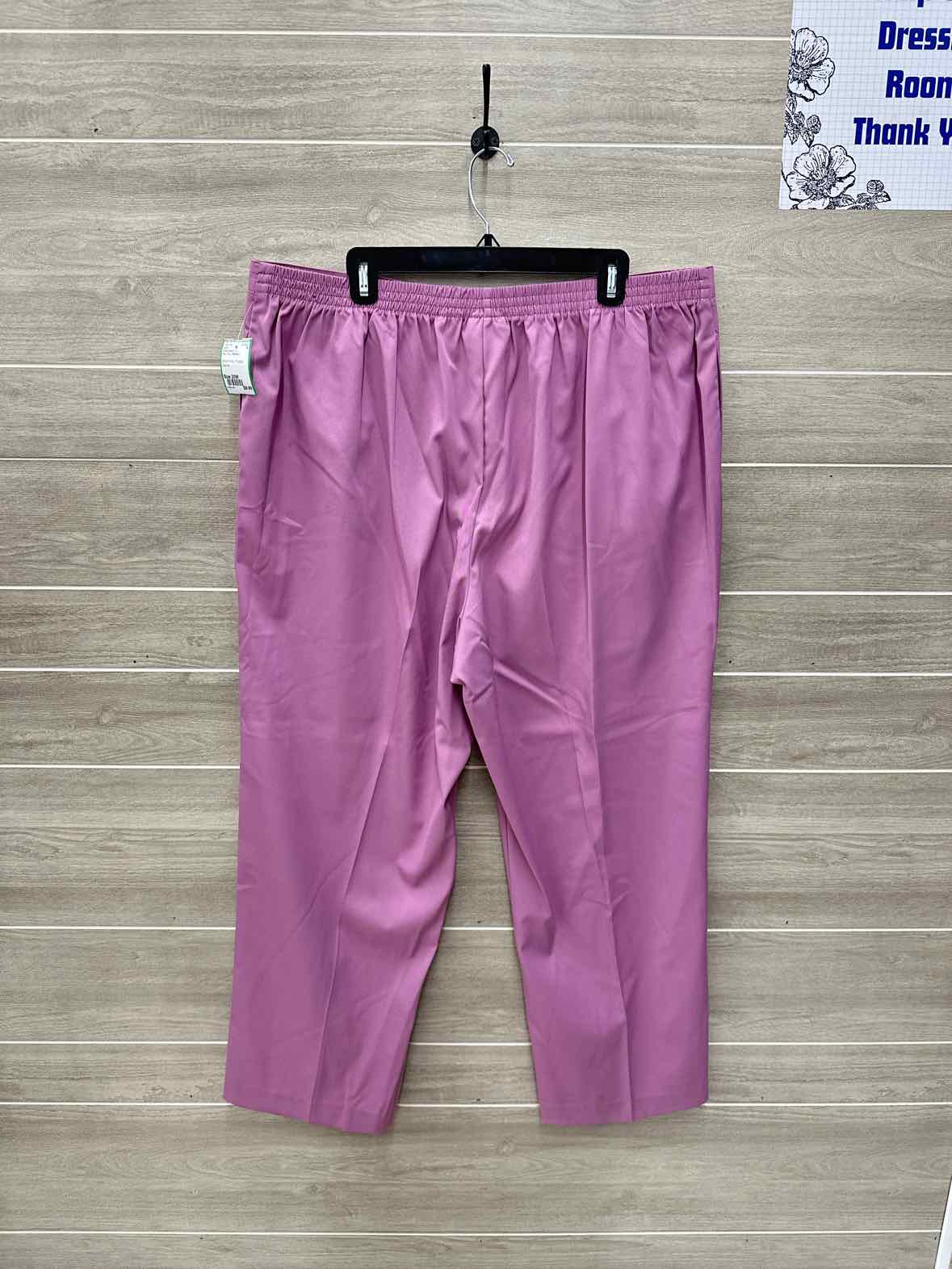 Alfred Dunner Size 20W Pink Plus Pants