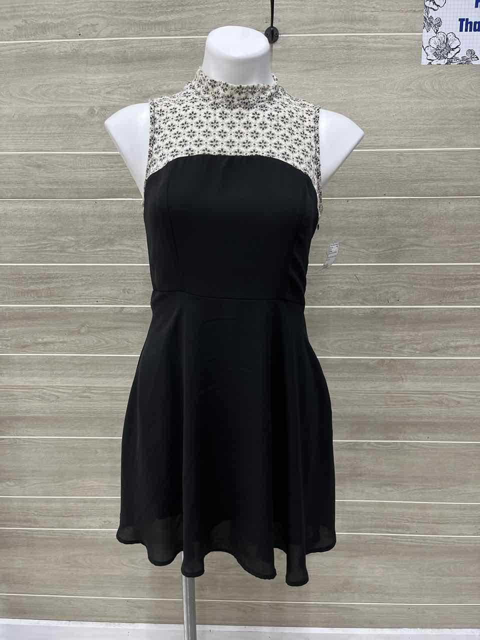 Monteau Black Womens Women Size 6/8 Dress
