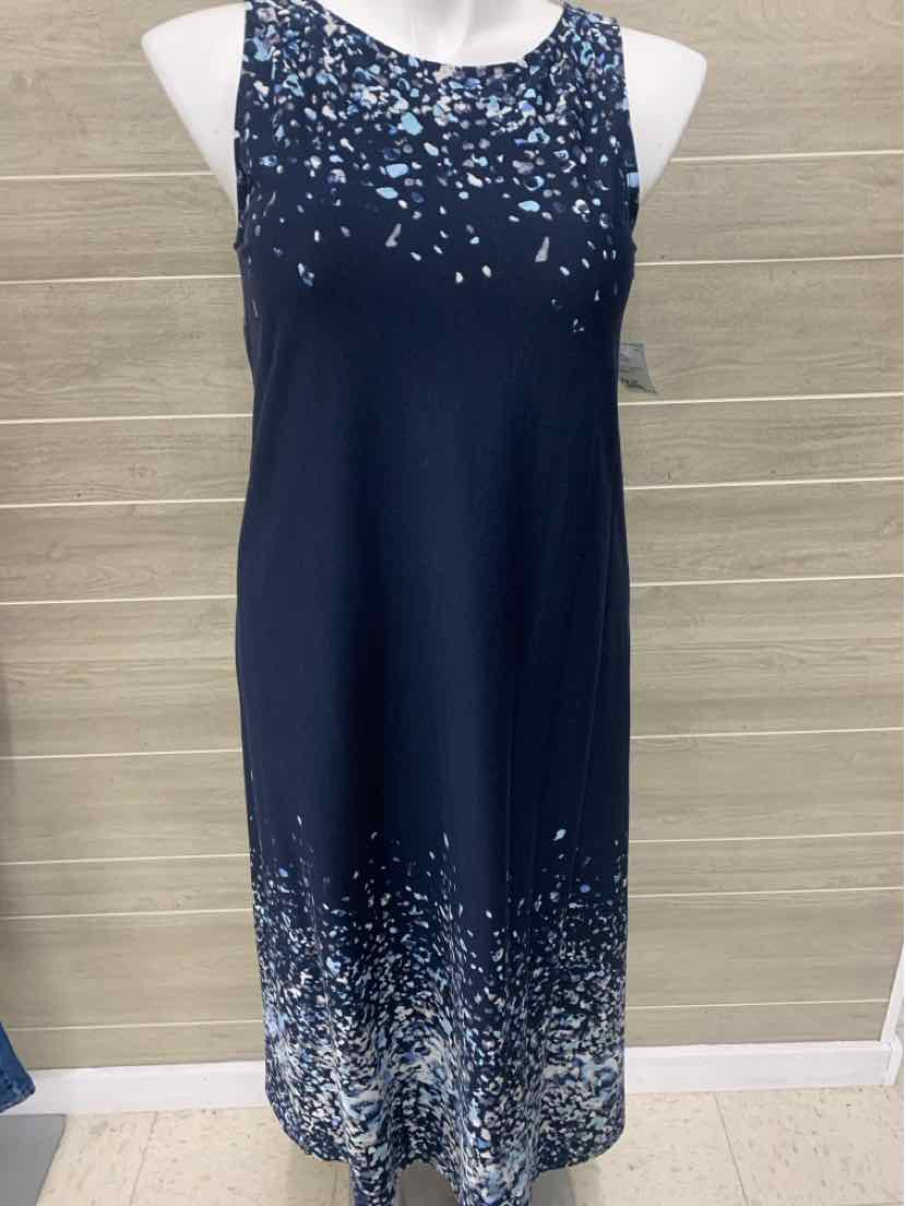Pure Jill Blue Womens Size 10P Dress