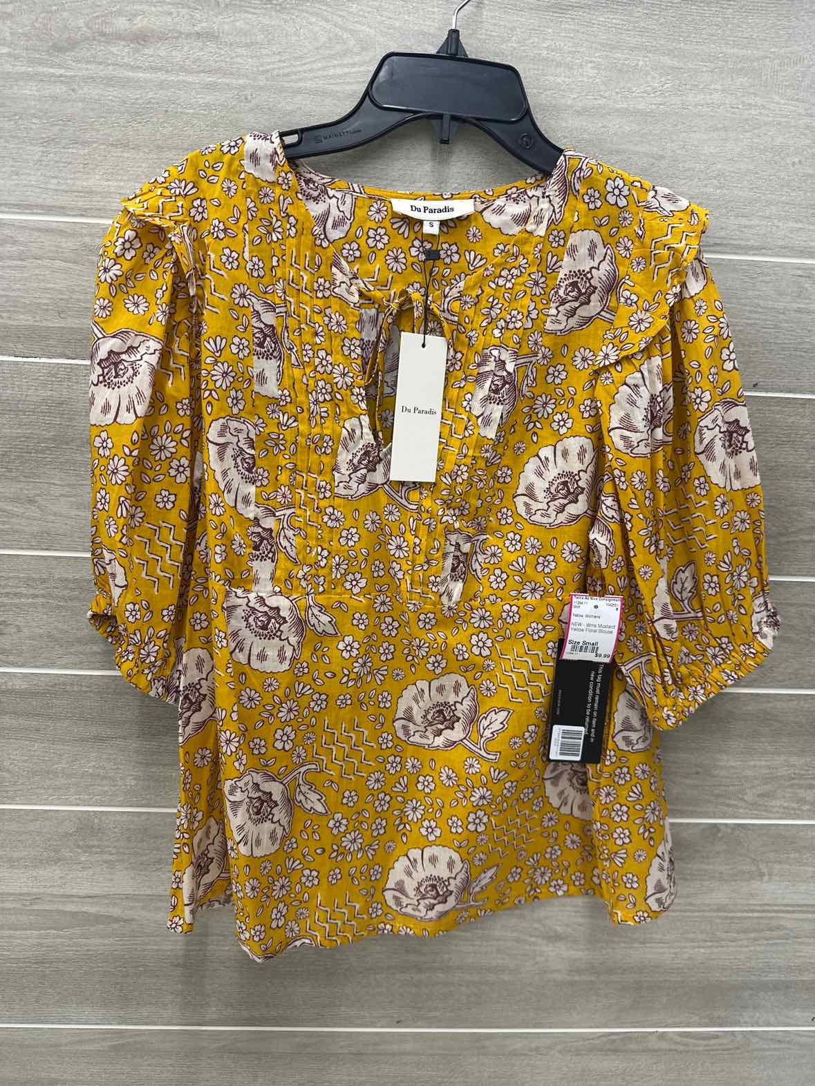 Yellow Womens Size Small Shirt
