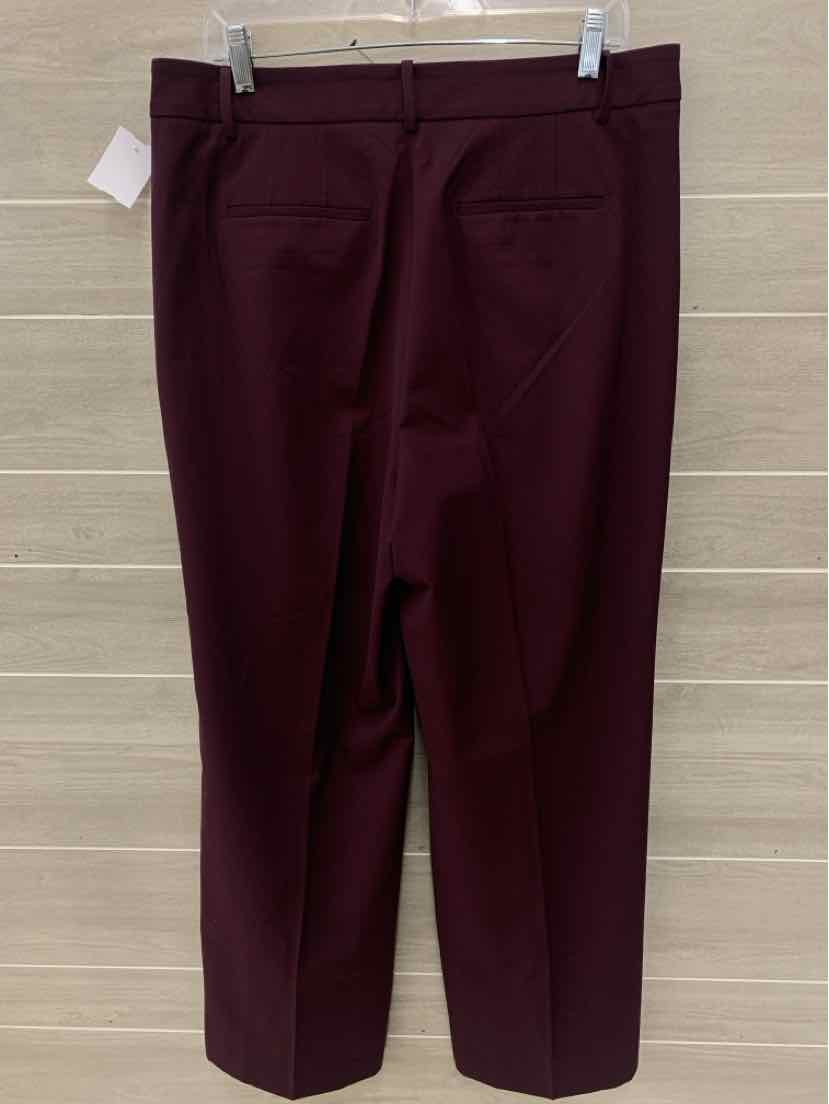 Talbots Burgundy Womens Size 12 Pants