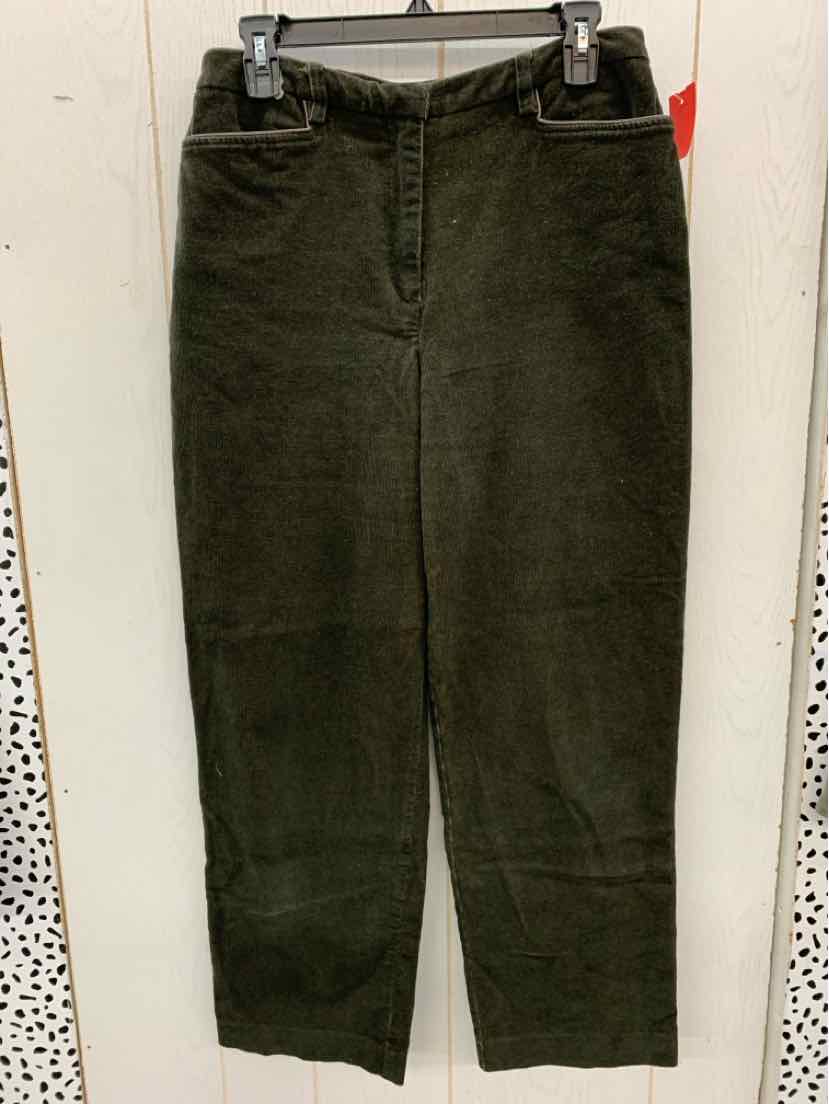 Laura Ashley Olive Womens Size 10 Pants