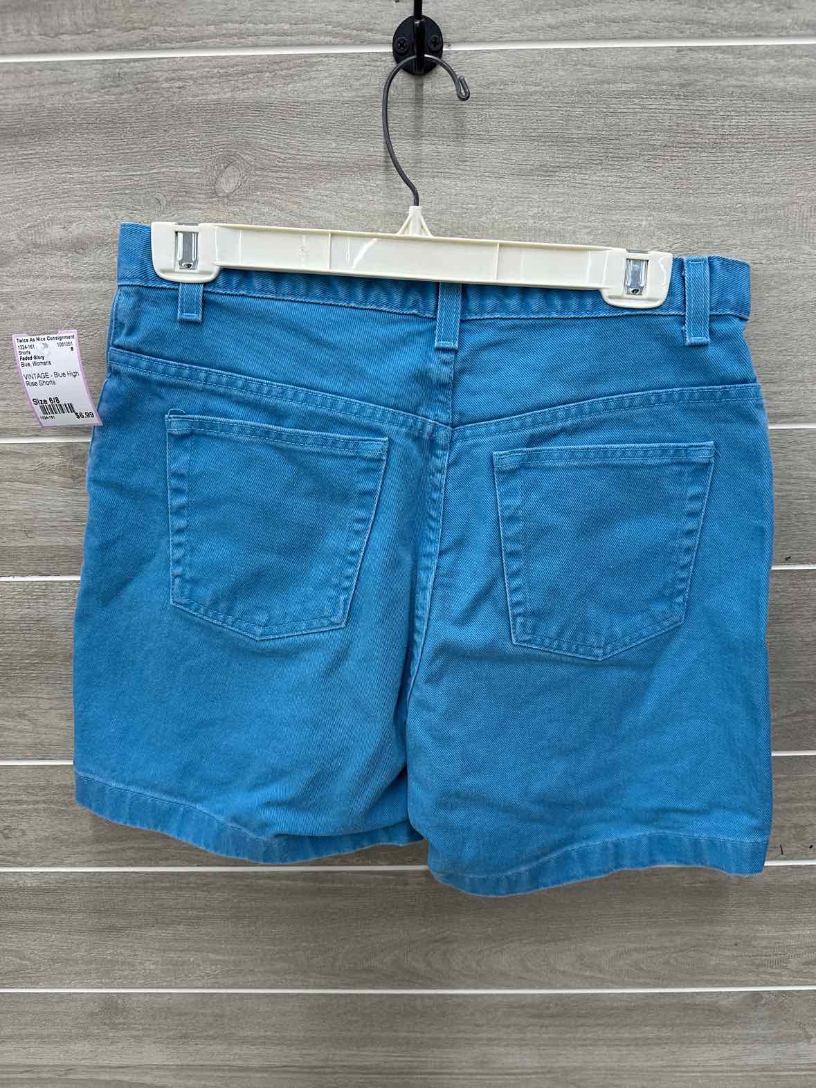 Faded Glory Blue Womens Size 6/8 Shorts