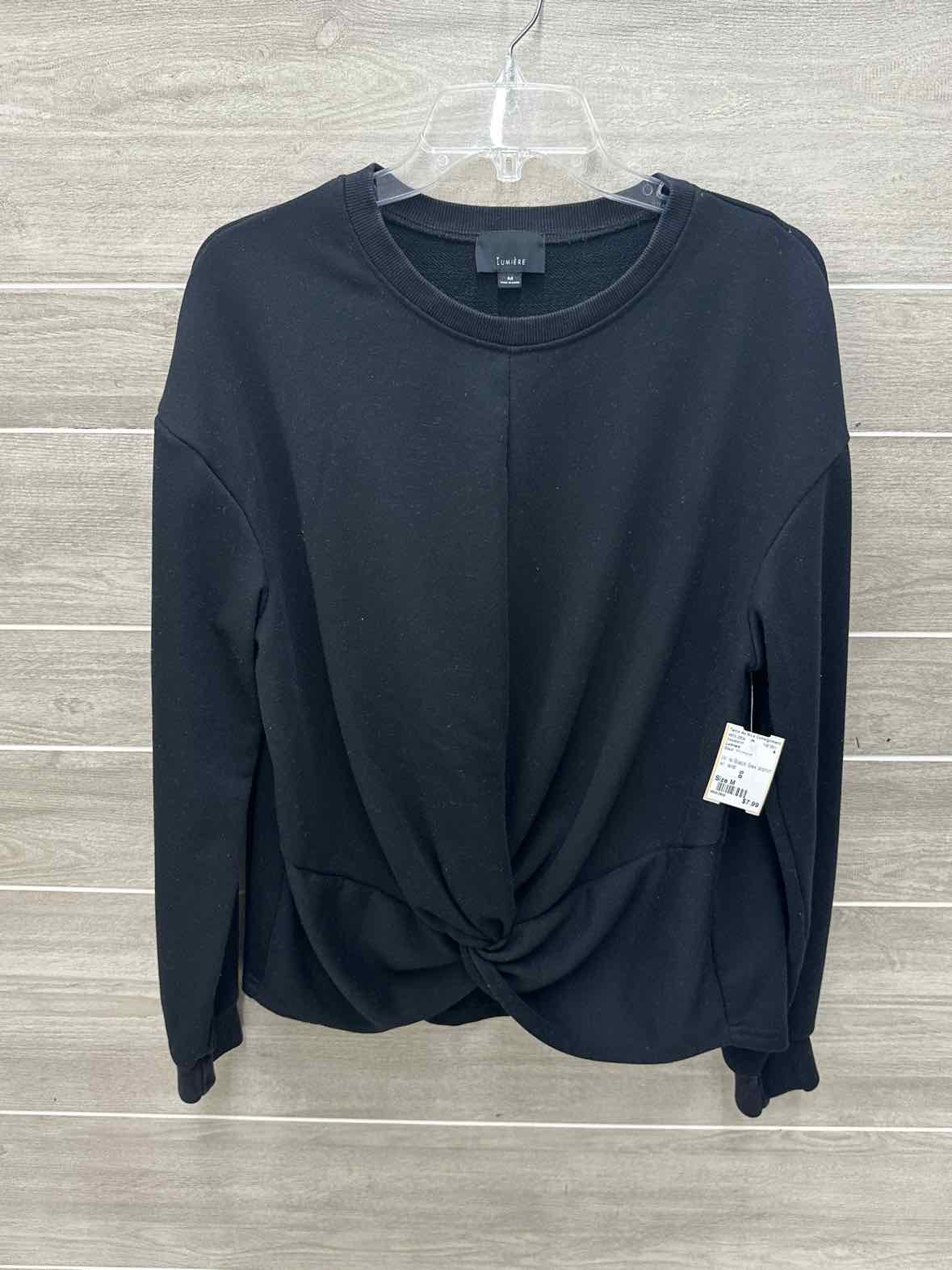 Lumiere Black Womens Size M Sweatshirt
