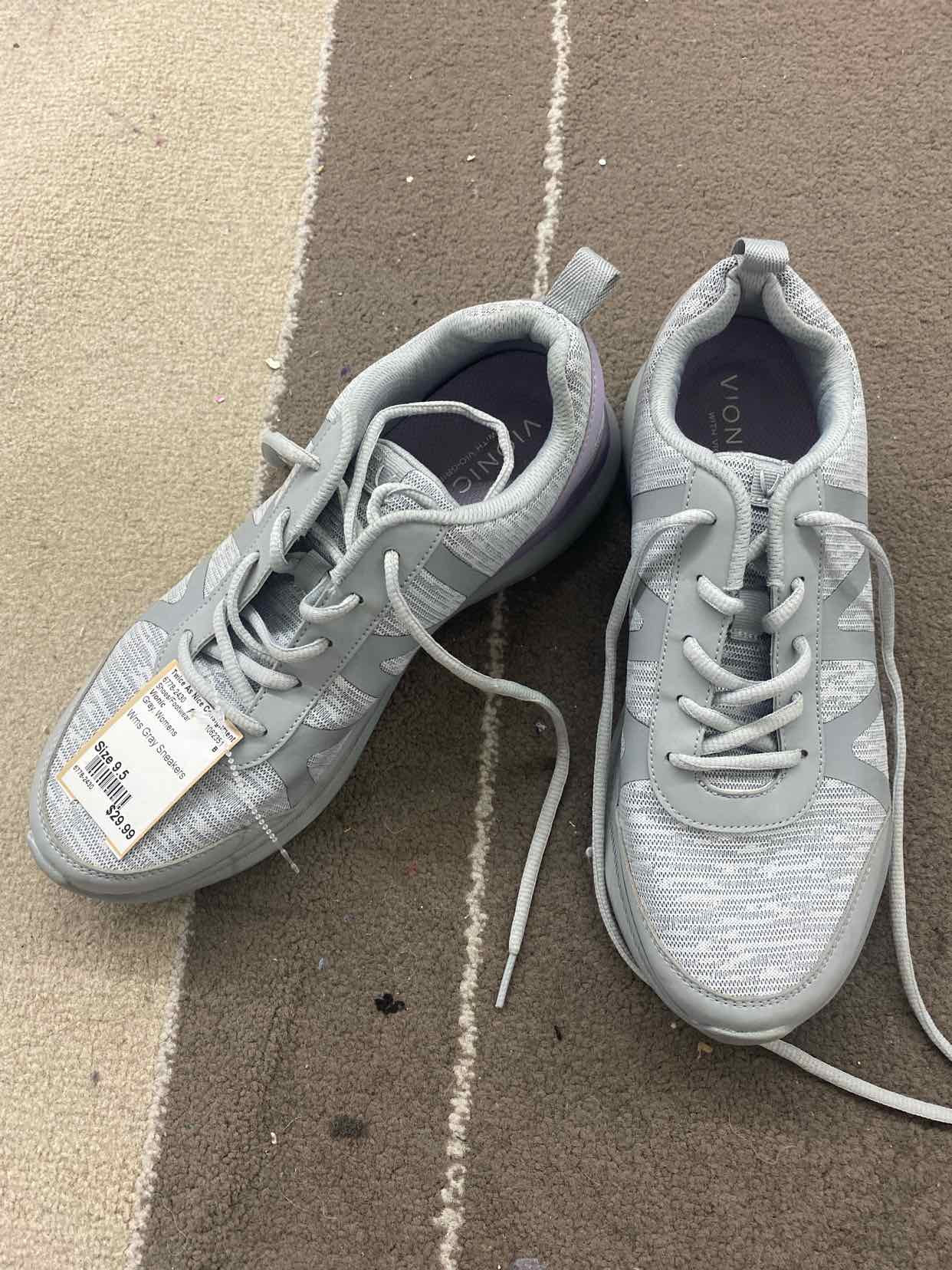 Vionic Gray Womens Size 9.5 Shoes/Footwear