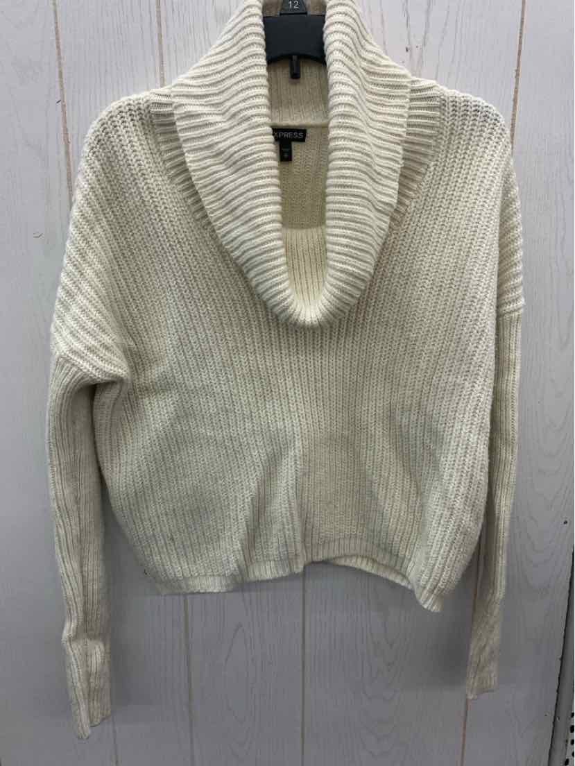 Express Cream Womens Size Small Sweater