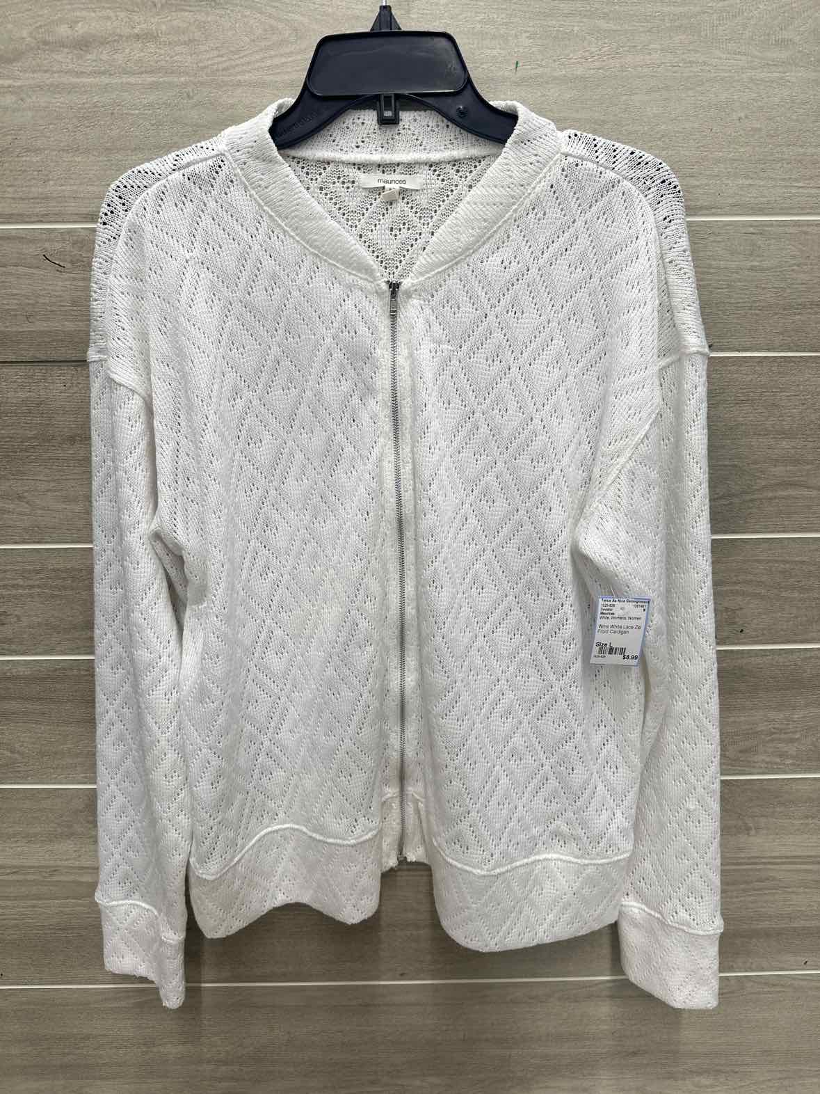 Maurices Size L White Womens Sweater