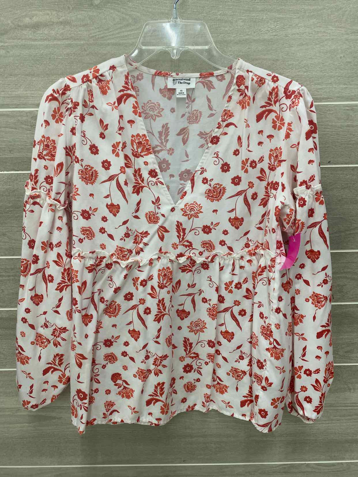 The Drop Red Womens Size XS Shirt