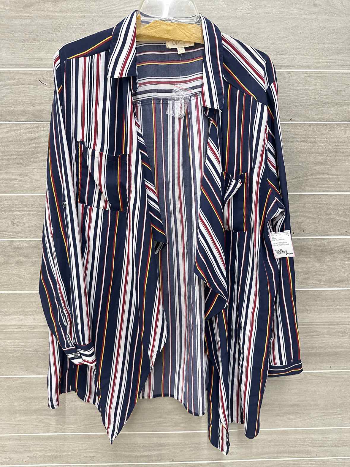 ODDY Size 2X Blue Plus Shirt