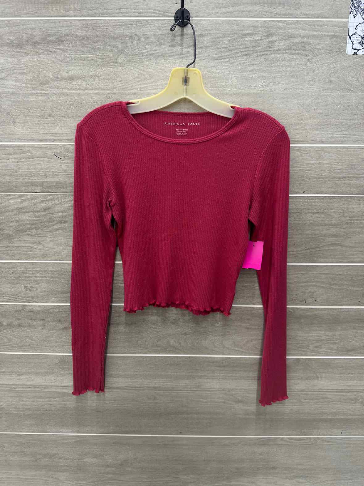 American Eagle Size XS Pink Junior Shirt