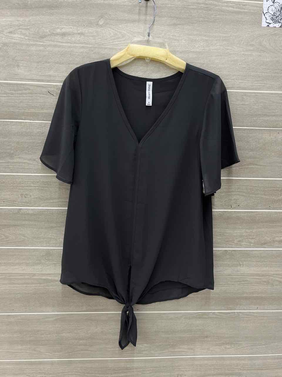 Zenana Gray Womens Women Size Small Shirt