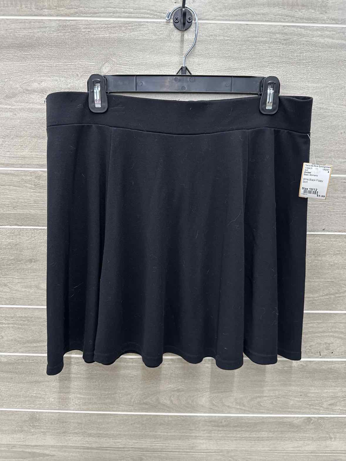 Divided Black Womens Size 10/12 Skirt