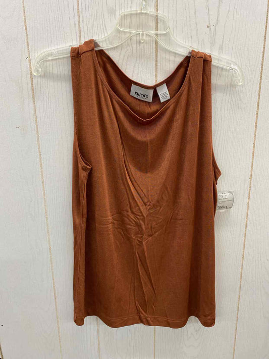 Chico's Brown Womens Size XL Tank Top