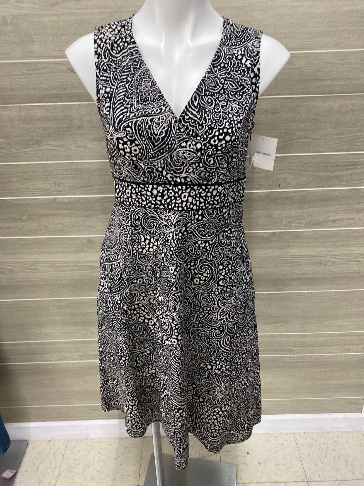 Croft & Barrow Black Womens Size 8P Dress