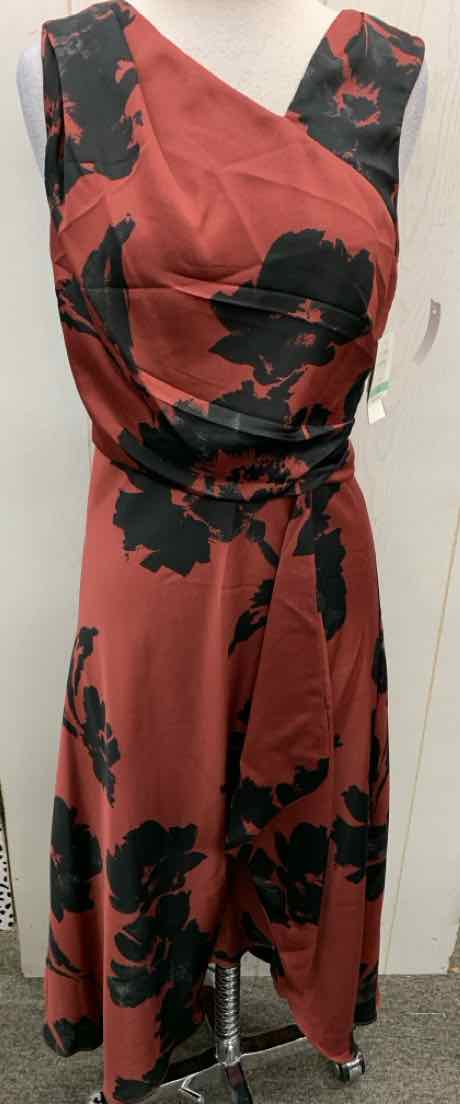 Taylor Burgundy Womens Size 8 Dress