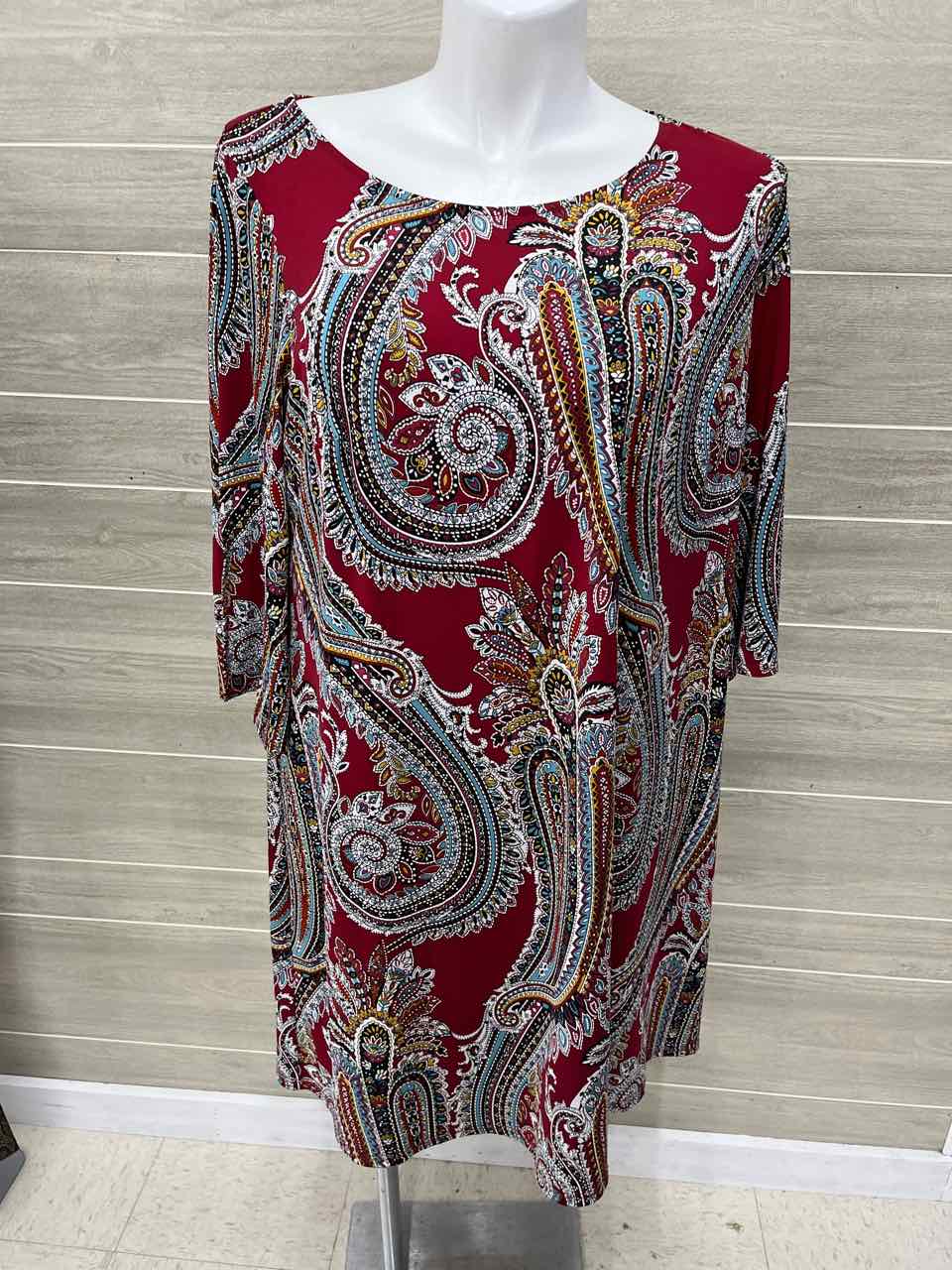 MSK Size 20/22 Red Plus Dress