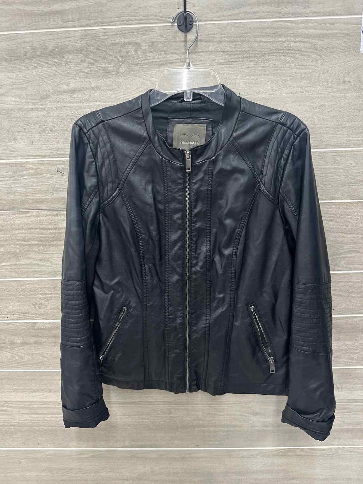 Maurices Size L Black Womens Jacket (Outdoor)