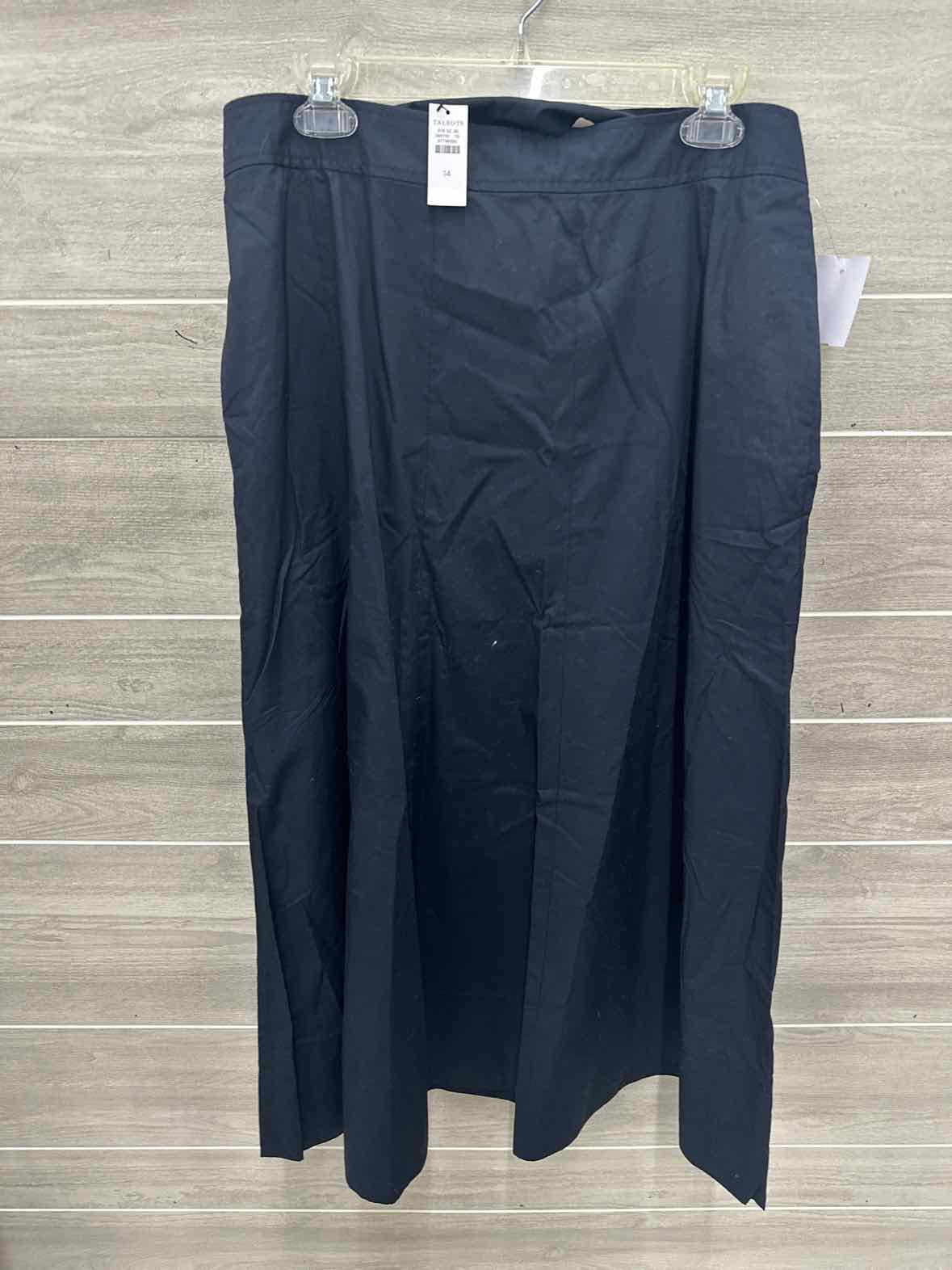 Talbots Size 14 Black Womens Skirt