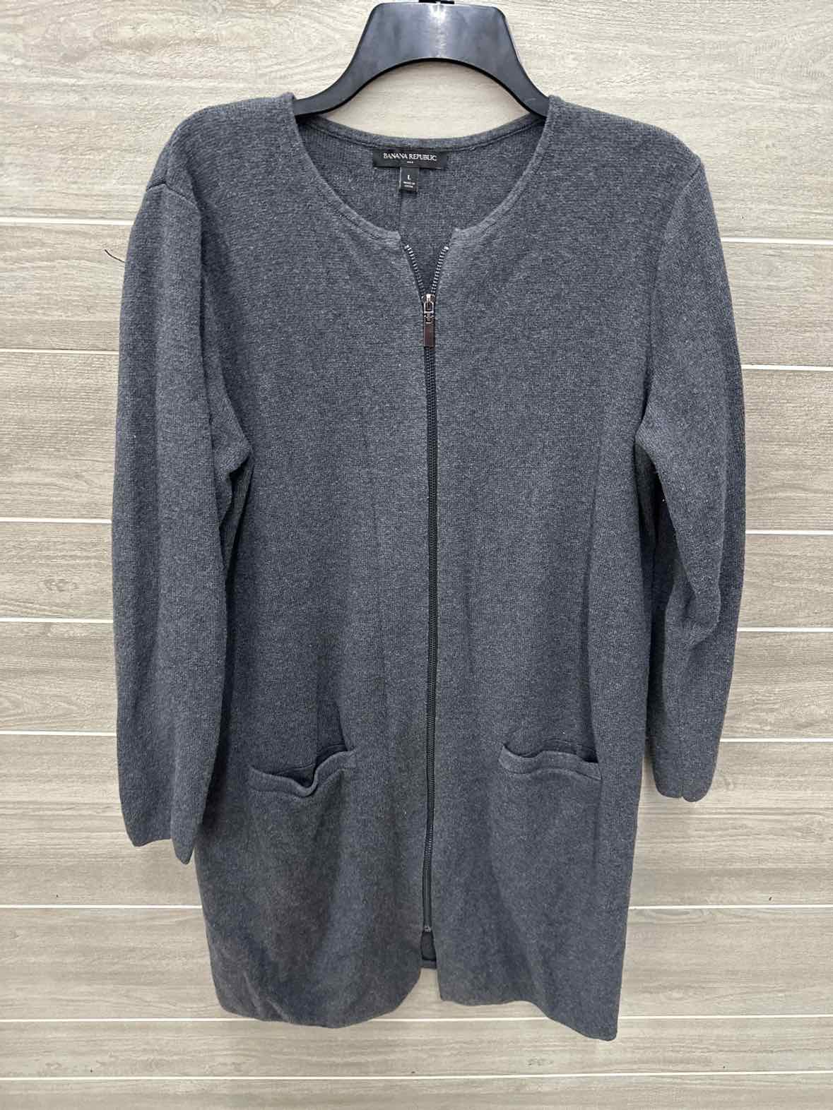 Banana Republic Size L Gray Womens Sweater