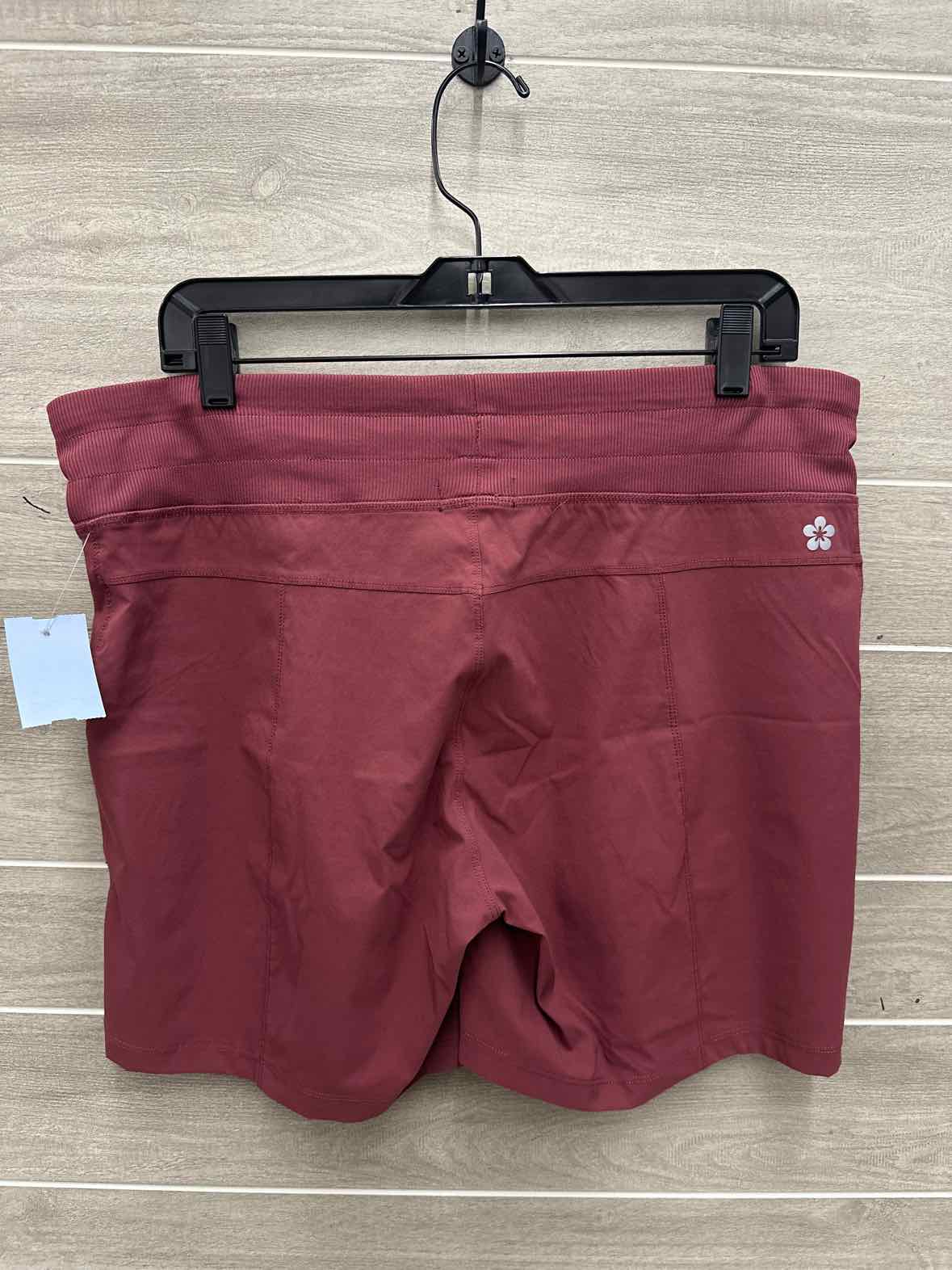 Tuff Athletics Size XL Burgundy Womens Shorts