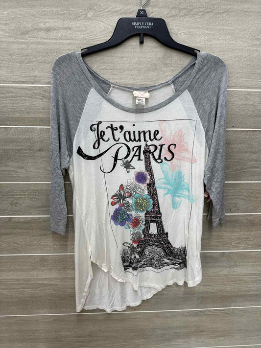 Self Esteem Gray Junior Size M Shirt