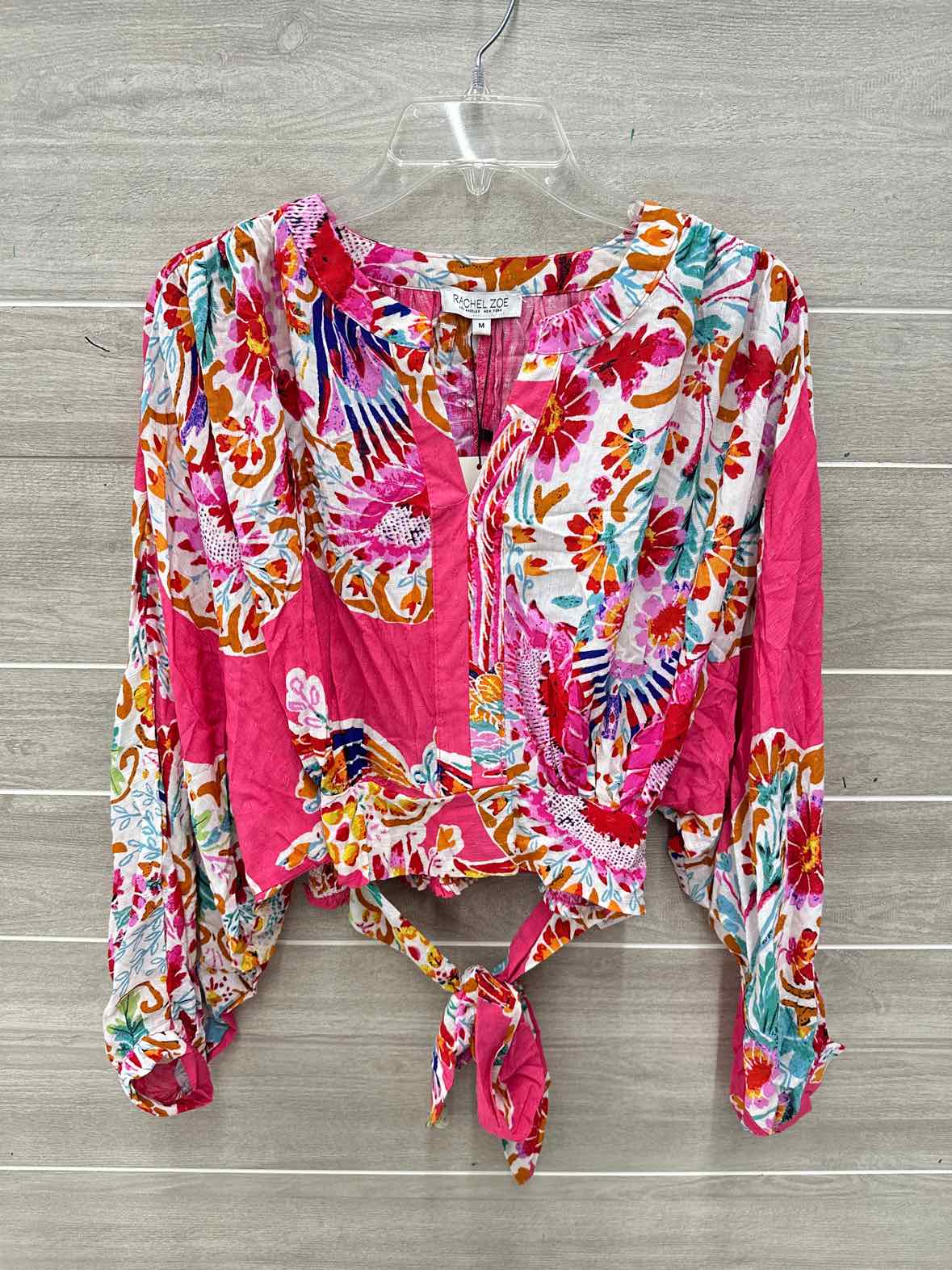 Rachel Zoe Size M Pink Womens Shirt