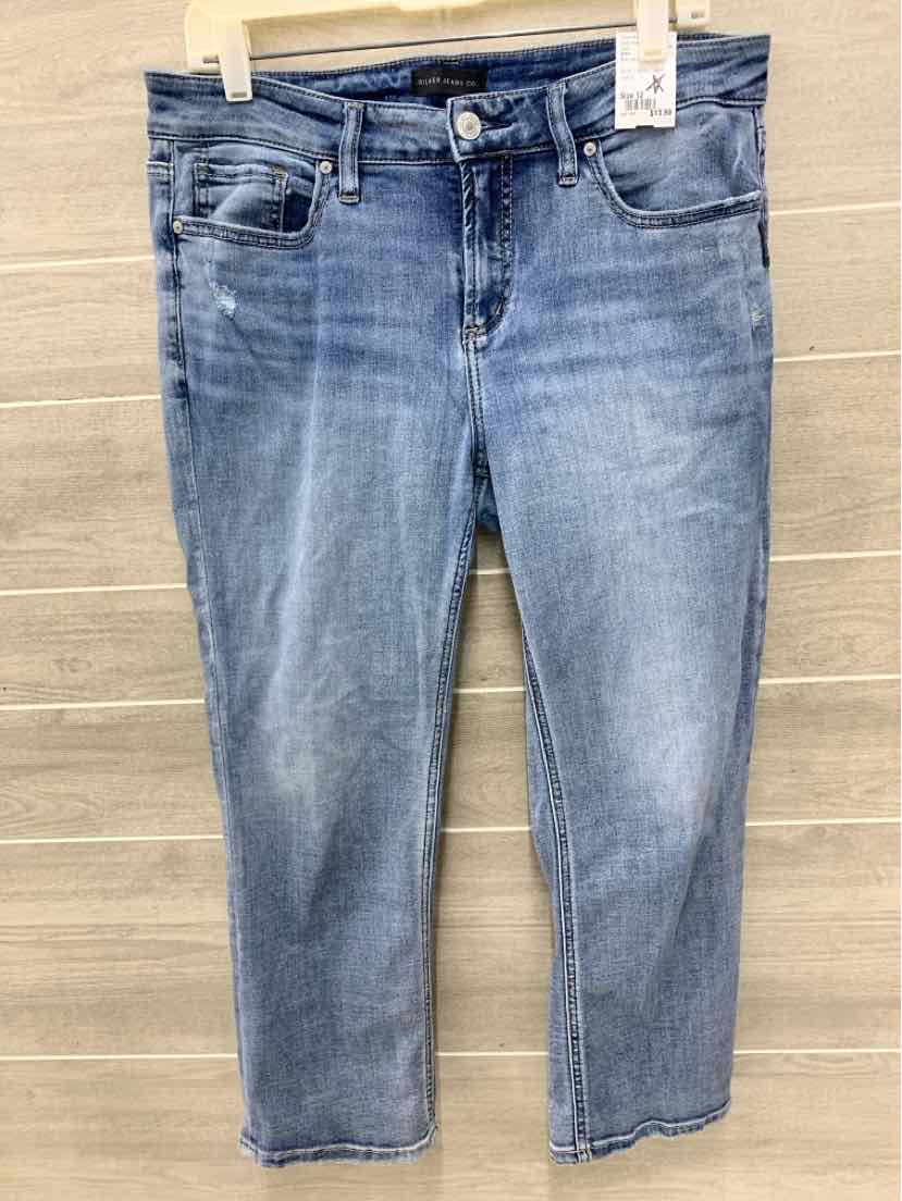 Silver Blue Womens Size 12 Jeans
