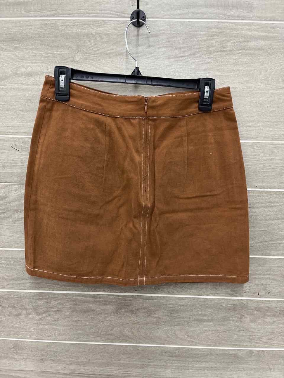 Very J Size 8 Brown Womens Skirt