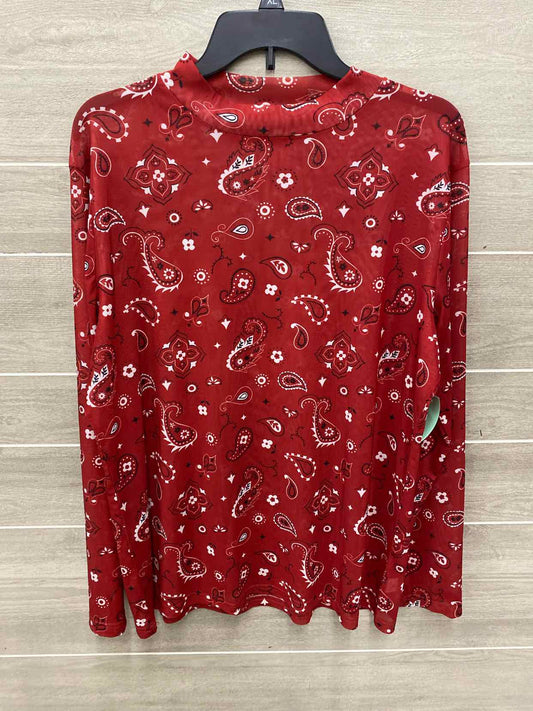 Red Womens Size 16/18 Shirt