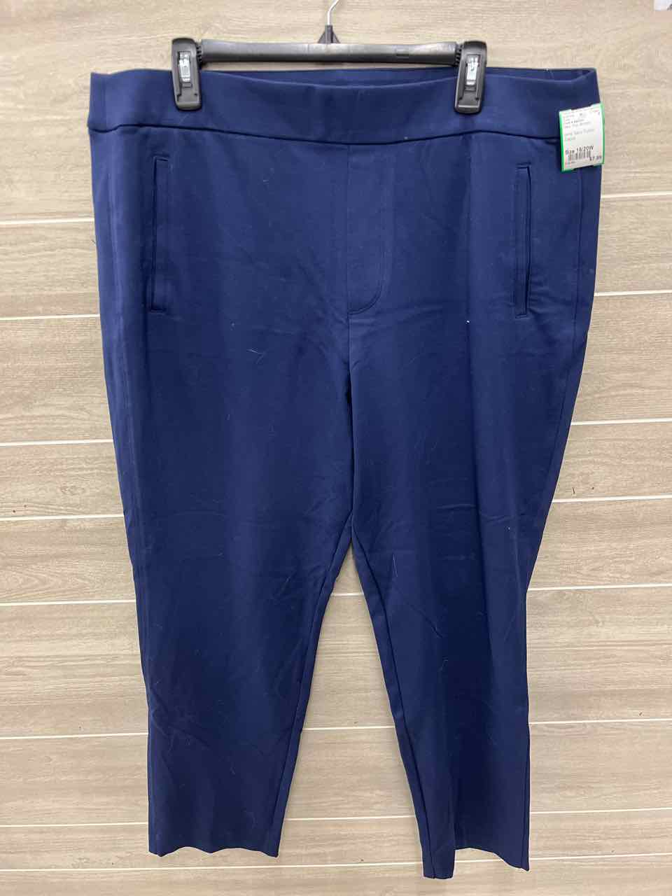 Croft & Barrow Size 18/20W Navy Plus Pants