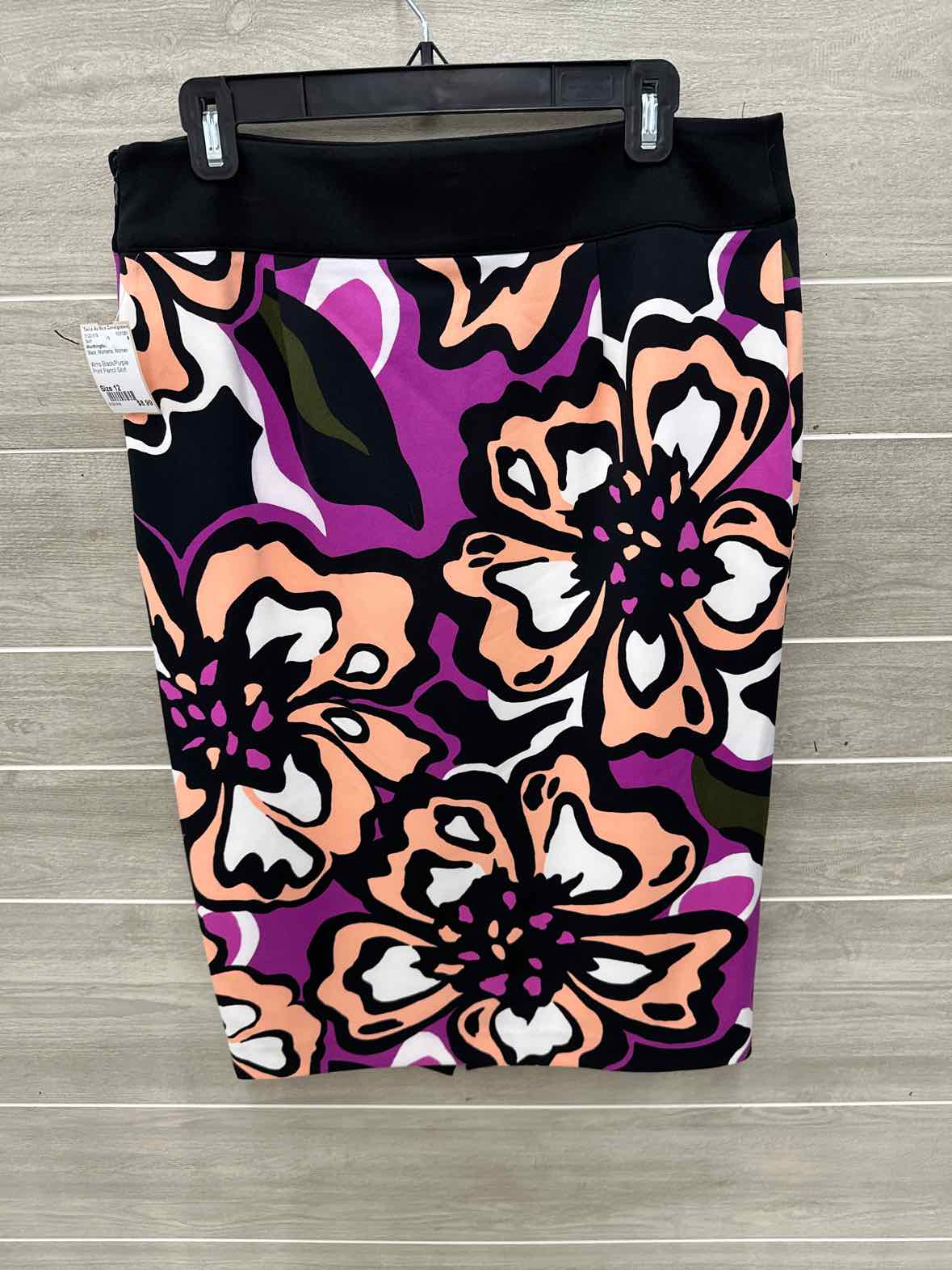 Worthington Size 12 Black Womens Skirt