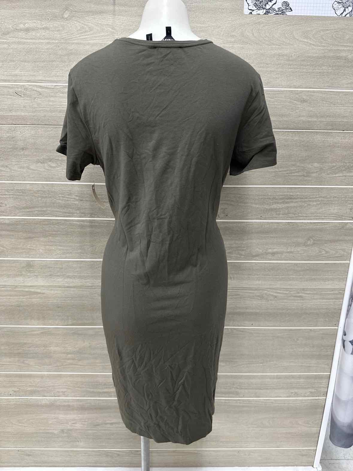 Theory Size 10/12 Olive Womens Dress
