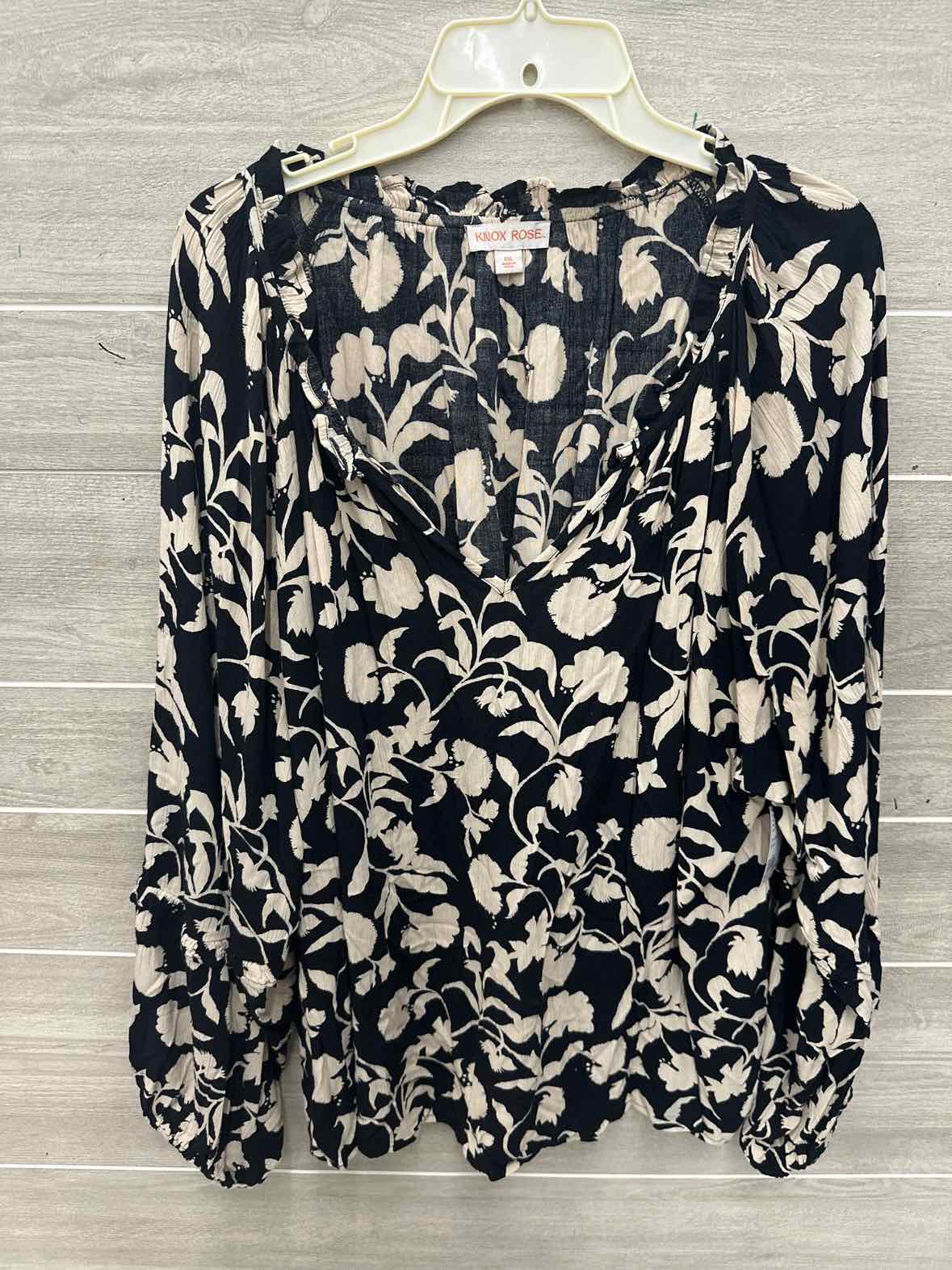 Knox Rose Size XXL Black Plus Shirt