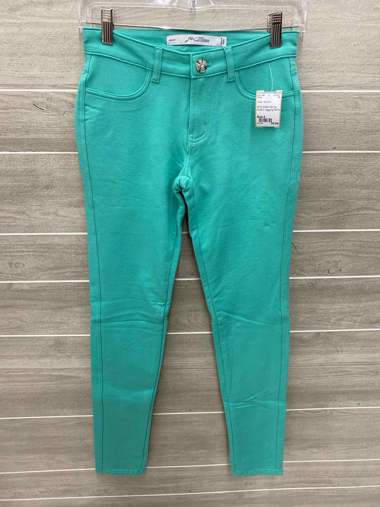 Green Womens Size 6 Pants