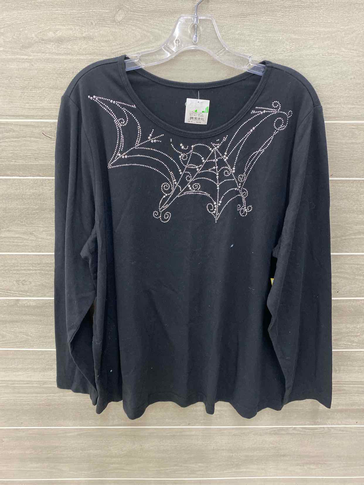 Erika Black Womens Size 1X Shirt