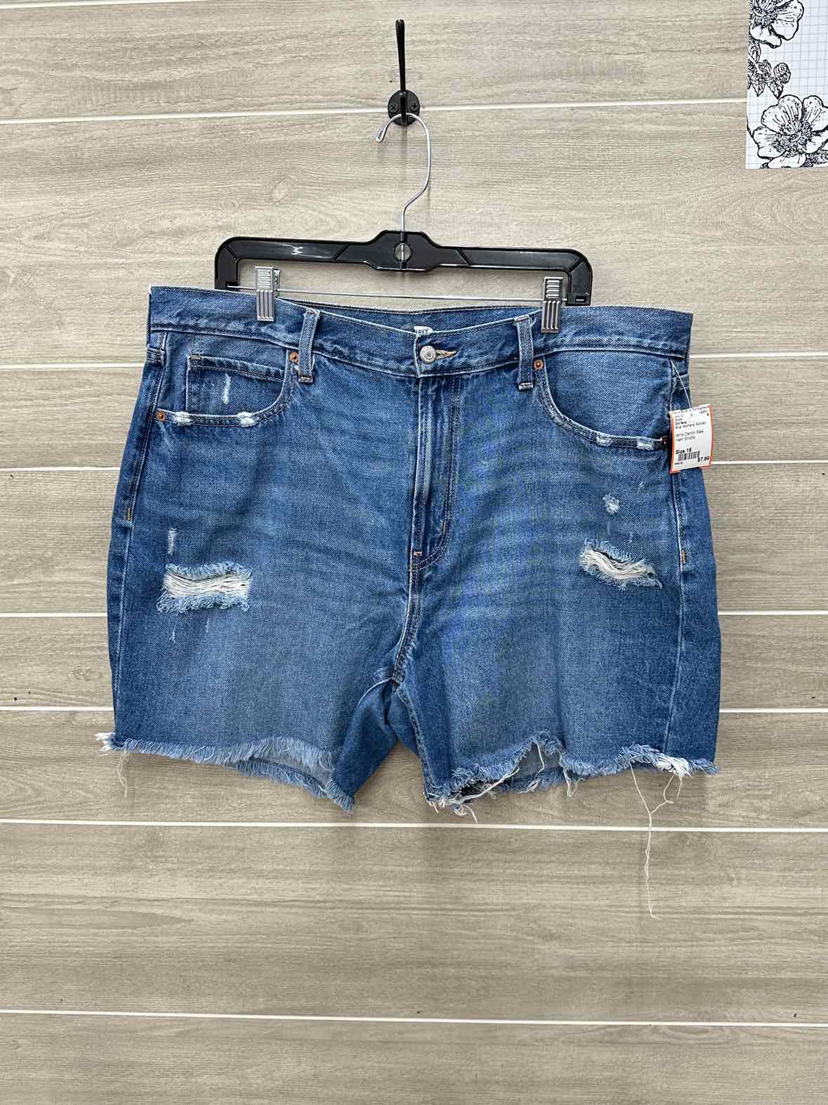 Old Navy Blue Womens Women Size 16 Shorts