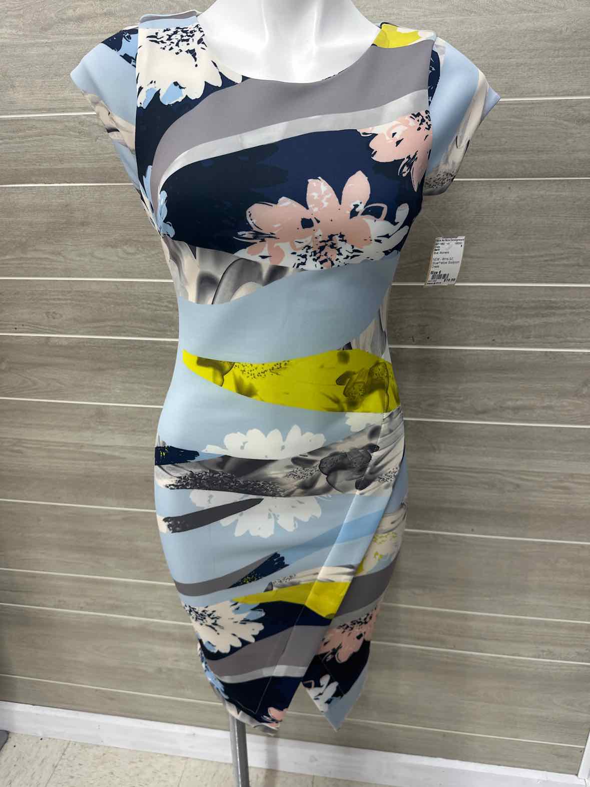 BarIII Blue Womens Size 6 Dress