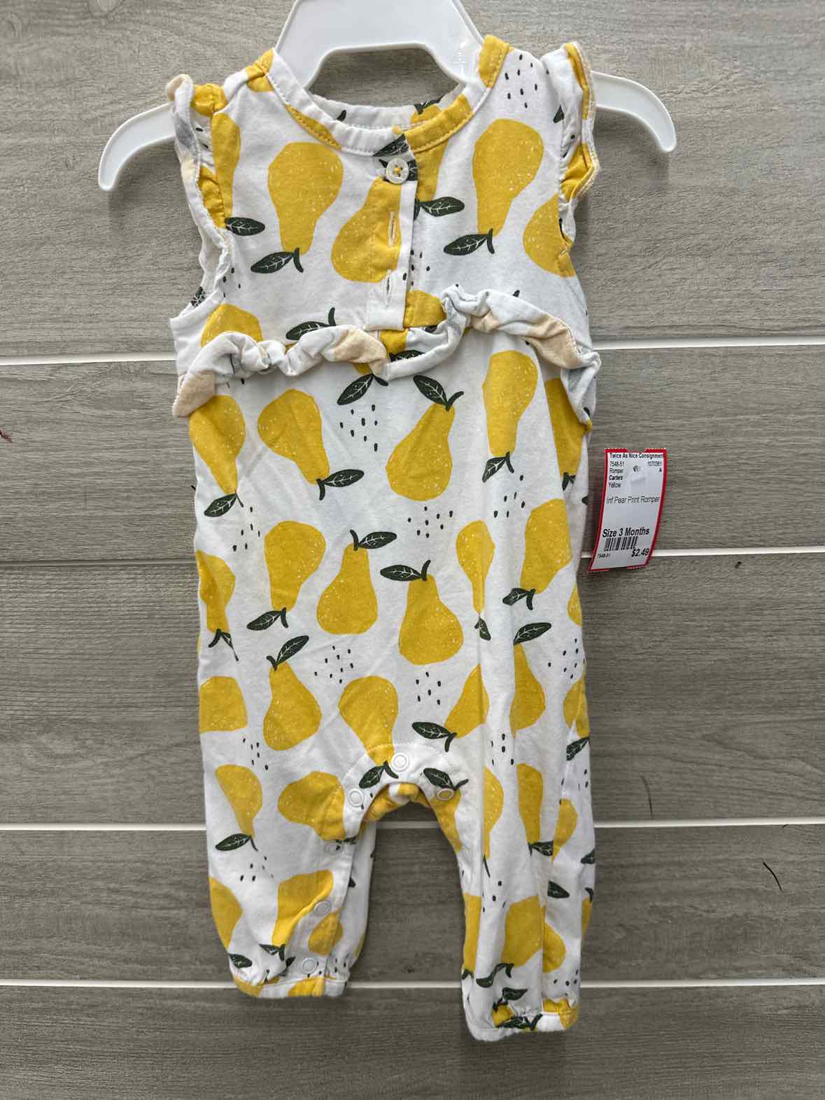 Carters Infant 3 Months Romper