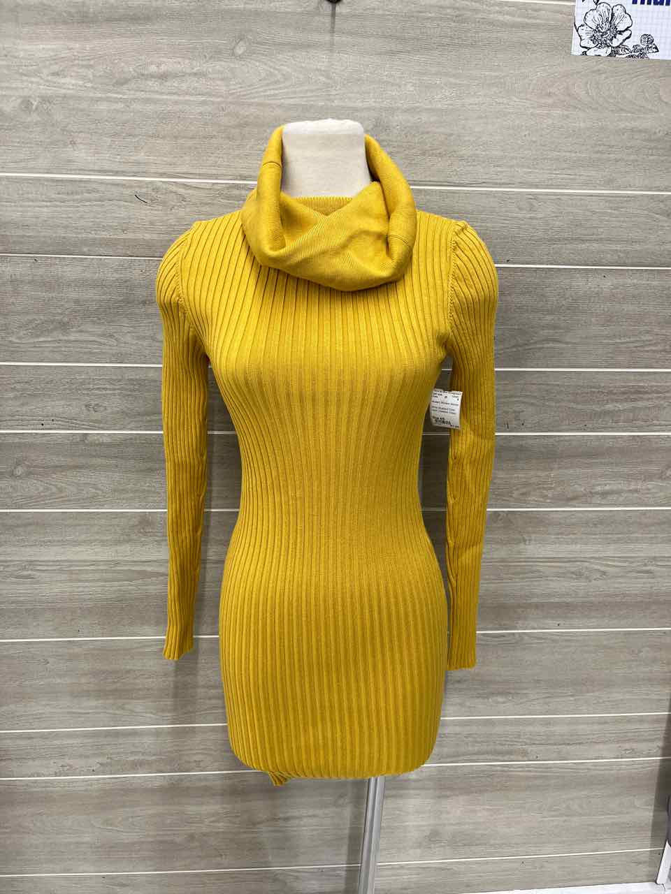 Size 4/6 Mustard Womens Dress