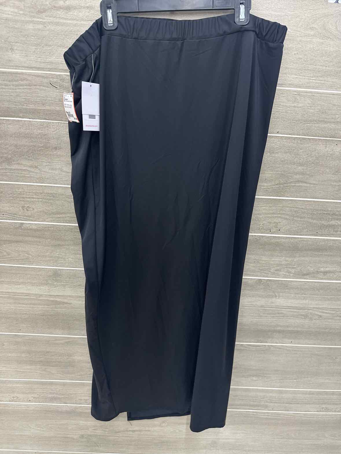 ShoeDazzle Black Womens Women Size 3X Skirt